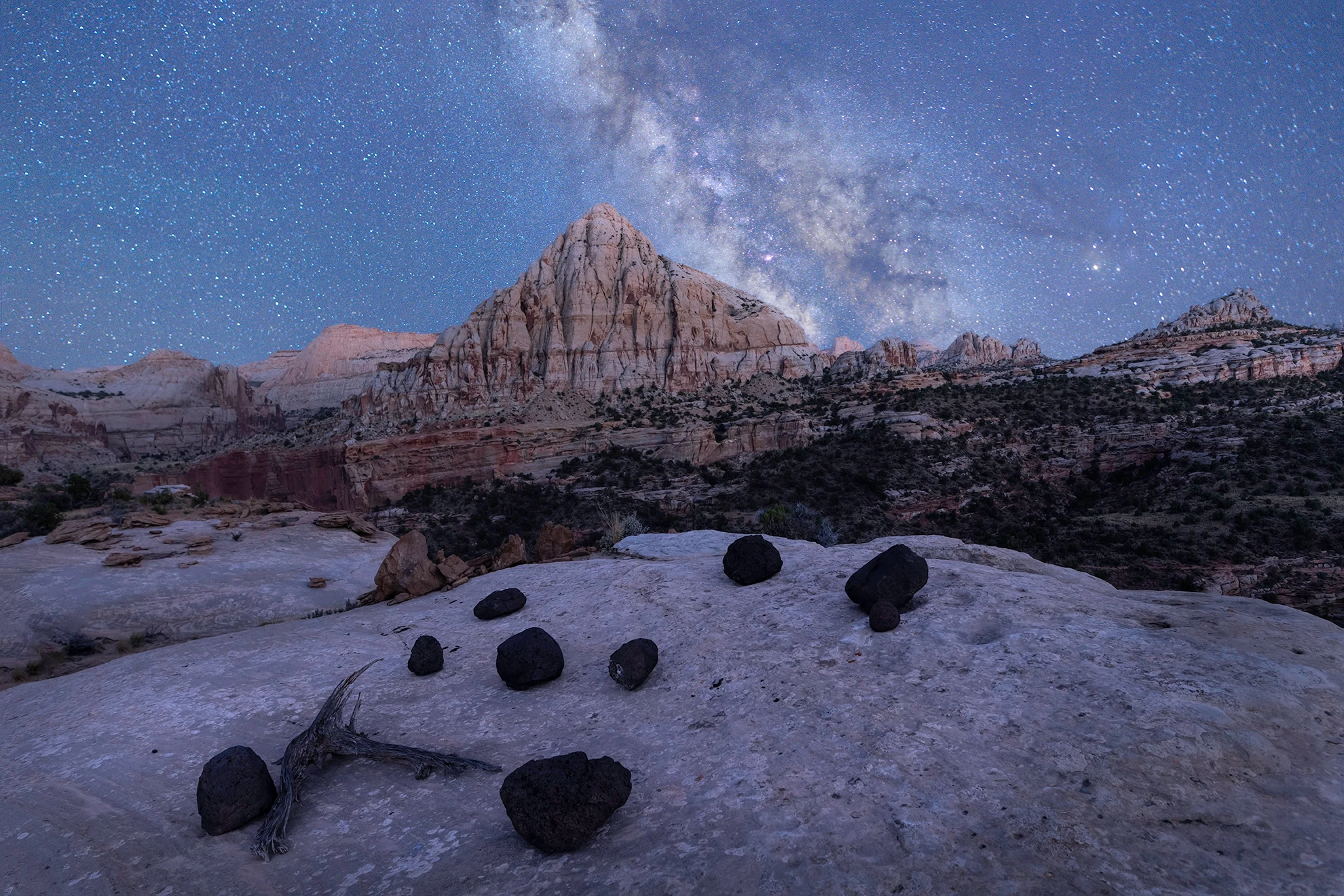 Pectol’s Way — the Milky Way stretching above Capitol Reef in Southern Utah